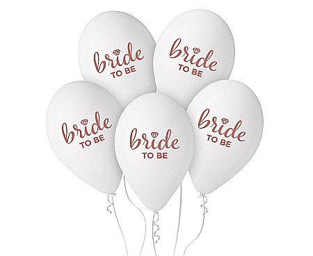 Baloane latex - GOD BALOANE Premium helium balloons, Bride To Be, 33cm, 5/set GS120/BTB