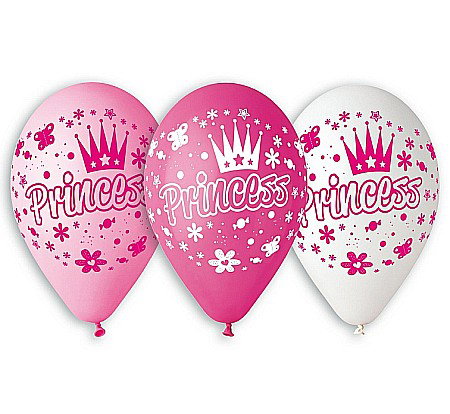 Baloane latex - GOD BALOANE Balloons Premium, Princess, 30cm, 5/set GB/PG32