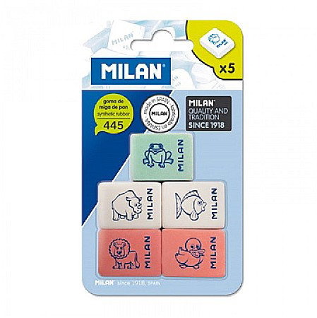 Radiera copii - RADIERA MILAN DREPTUNGHIULARA 5/SET BMM9222 701204455
