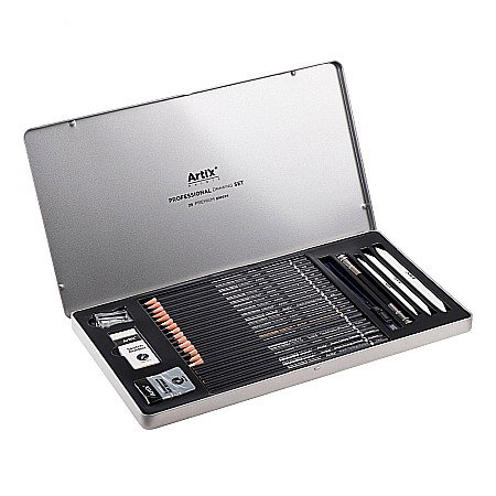 Creioane grafit - SET PROFESIONAL IPB PENTRU DESEN SI SCHITE PP433