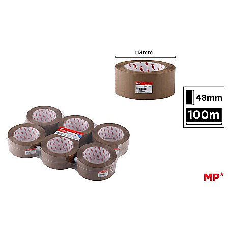 RECHIZITE SCOLARE IPB - BANDA ADEZIVA IPB 48MM*100M MARO PA517-02