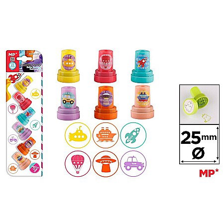 Stampile si Accesorii - STAMPILE IPB 6/SET FANTASY COLOR PM194-35