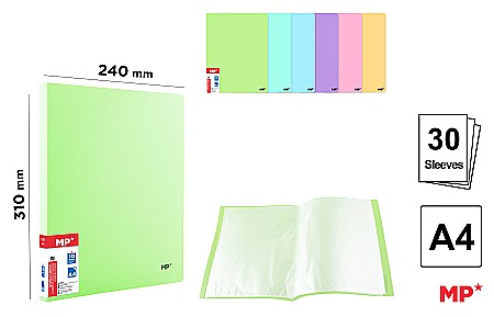 ORGANIZARE SI ARHIVARE - MAPA PREZENTARE A4 PP 30 FOLII CULORI PASTEL PC313P