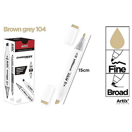 Markere creative 2 capete - ART MARKER IPB 2 CAPETE BEJ 104 PP915-104 nn