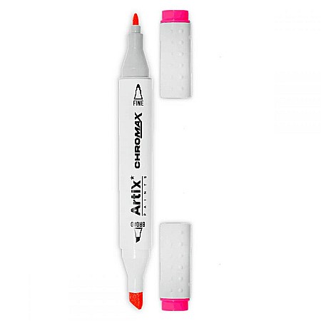 Markere creative 2 capete - ART MARKER IPB 2 CAPETE ROSU CORAL FLUORESCENT 121 PP915-4 nn