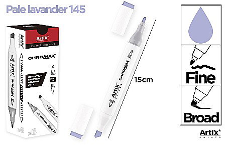 Markere creative 2 capete - ART MARKER IPB 2 CAPETE LAVANDA DESCHIS 145 PP915-57 nn