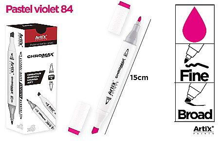 Markere creative 2 capete - ART MARKER IPB 2 CAPETE VIOLET PASTEL 84 PP915-84 nn