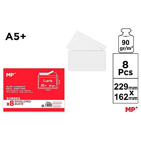 Plicuri simple - PLIC IPB C5 162*229MM 8/SET ALB PS002
