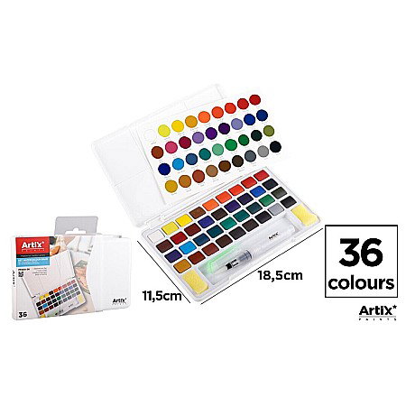 Acuarele - ACUARELE IPB ARTIX 36/SET + PENSULA PP264-36