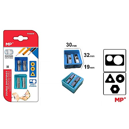 Ascutitori - ASCUTITOARE IPB PLASTIC 2/SET DUBLA PA809