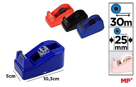 Dispensere - DISPENSER IPB PENTRU BANDA ADEZIVA 12*5CM DIVERSE CULORI PA129