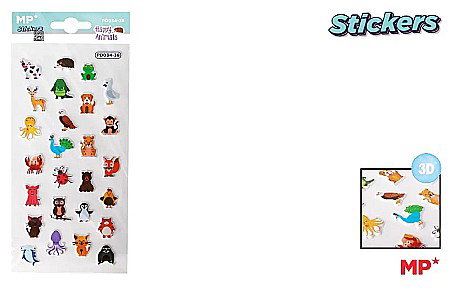STICKER 3D IPB ANIMALE FERICITE PD034-38 [1]