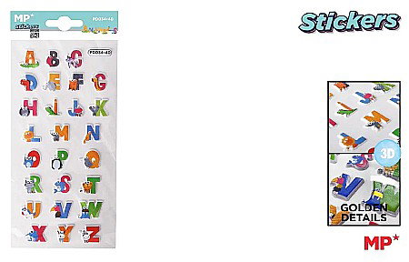 HOBBY - STICKER 3D IPB ALFABET PD034-40
