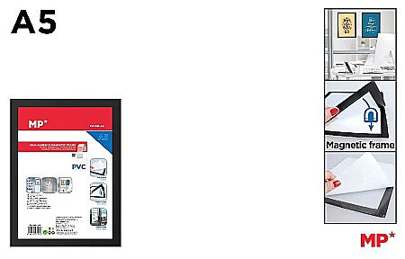 MIJLOACE DE PREZENTARE - AVIZIER MAGNETIC IPB A5 RAMA NEAGRA PA148-A5