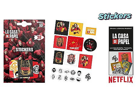 Stickere Decorative - STICKER IPB 20/SET LA CASA DEL PAPEL NFCP011