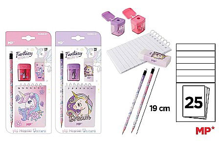 Seturi scolare - SET SCOLAR IPB 4 PIESE UNICORN PA980-07