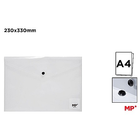 Mape tip plic cu capsa - MAPA PLASTIC IPB A4 CU CAPSA TRANSPARENT PC019