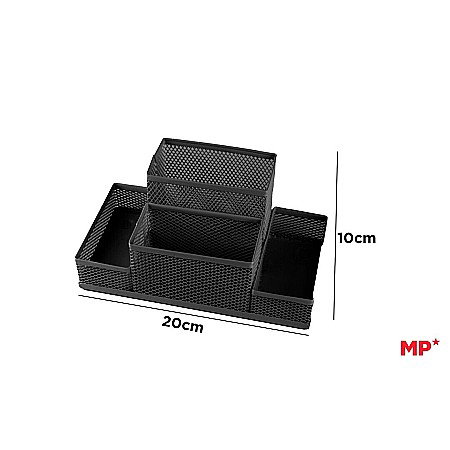 ARTICOLE DE BIROU - SUPORT BIROU IPB PLASA METALICA 4 COMPARTIMENTE NEGRU PA902