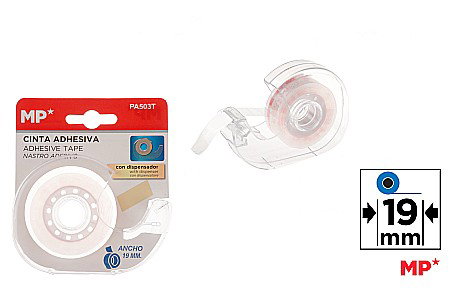 Dispensere - DISPENSER CU BANDA ADEZIVA IPB 18MM*30M TRANSPARENT PA503T
