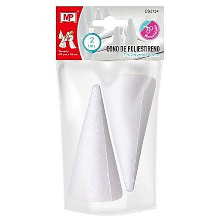 Bile/ Conuri/ Globuri din Polistiren - CON POLISTIREN IPB 5.5*11CM, 2 bucati PM724