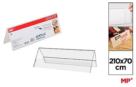 MIJLOACE DE PREZENTARE - SUPORT NUME/PRET IPB 210*70MM DOUA FETE PA966-05