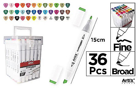 FINE ARTS&GRAPHICS - ART MARKER IPB 2 CAPETE 36 CULORI/SET PP927-36