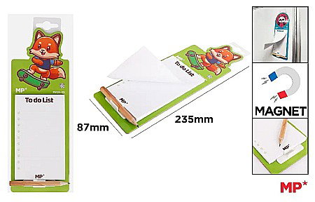 Notite autoadezive - NOTES MAGNETIC IPB CU CREION 8.7*23.5CM VULPE PN124-02