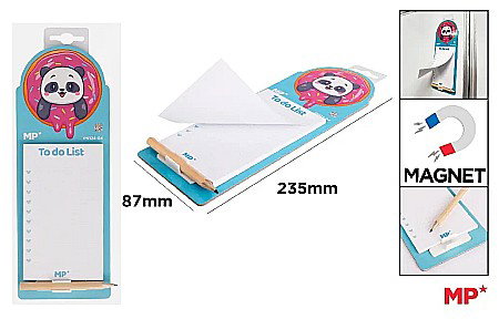 Notite autoadezive - NOTES MAGNETIC IPB CU CREION 8.7*23.5CM PANDA PN124-04
