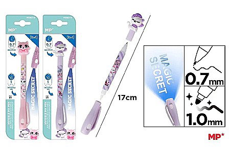 Instrumente pentru scris kids - PIX IPB CU GEL INVIZIBIL PISICUTA PE260-12