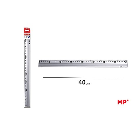 Rigle, echere si raportor plastic - RIGLA IPB 40CM ALUMINIU PA003A