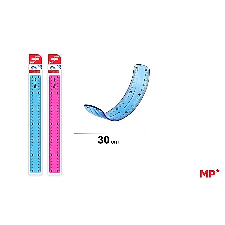 Rigle, echere si raportor plastic - RIGLA FLEXIBILA IPB COLOR 30CM PL003