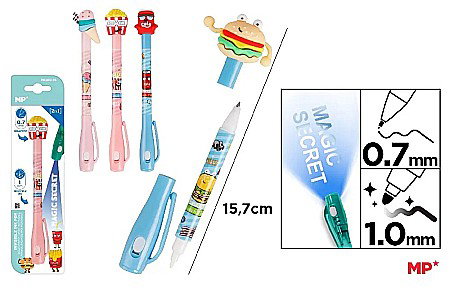 Instrumente pentru scris kids - PIX IPB CU GEL INVIZIBIL LUNCH TIME PE260-15