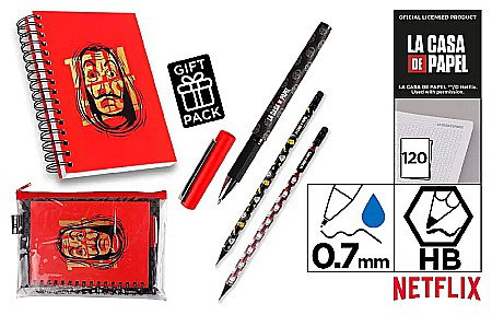 RECHIZITE SCOLARE IPB - SET CADOU IPB LA CASA DE PAPEL NFCP031-02
