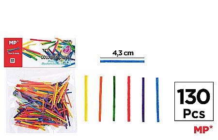 Socotitoare, Betisoare - BETISOARE LEMN IPB 4.3CM 130/SET COLOR PM026