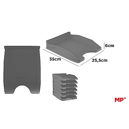 Tavite pentru documente - TAVITA PLASTIC IPB NEAGRA PO001
