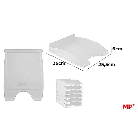 Tavite pentru documente - TAVITA PLASTIC IPB GRI PO005