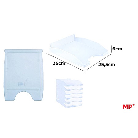 Tavite pentru documente - TAVITA PLASTIC IPB ALBASTRU DESCHIS TRANSPARENT PO007