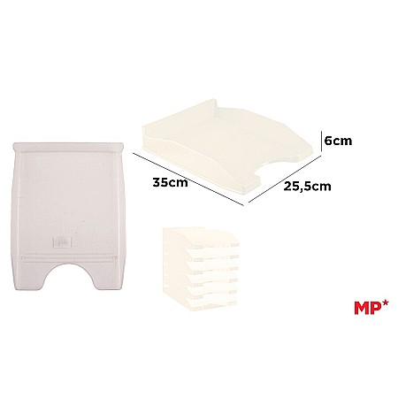 Tavite pentru documente - TAVITA PLASTIC IPB GRI TRANSPARENT PO008