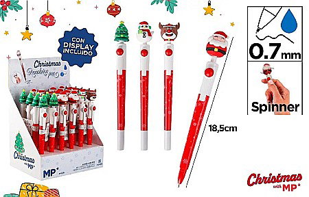 Diverse Articole de Craciun - PIX CU GEL IPB 0.7MM SPINNER MOTIV CRACIUN CH24063