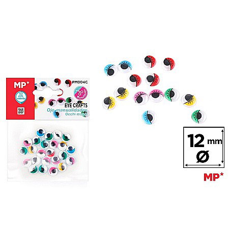 Ochisori mobili - OCHI MOBILI IPB 12MM COLOR PM004C