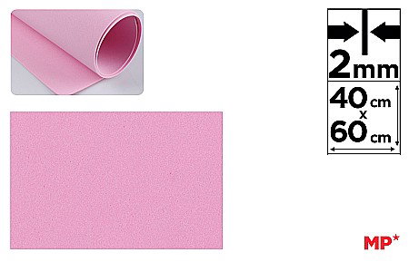 Moosgummi/ Foi Gumate - COALA GUMATA IPB 40*60CM 2MM ROZ PN545