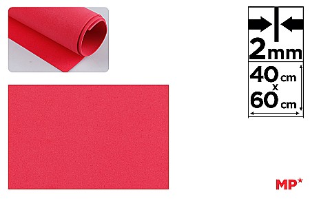 Moosgummi/ Foi Gumate - COALA GUMATA IPB 40*60CM 2MM ROSU PN546