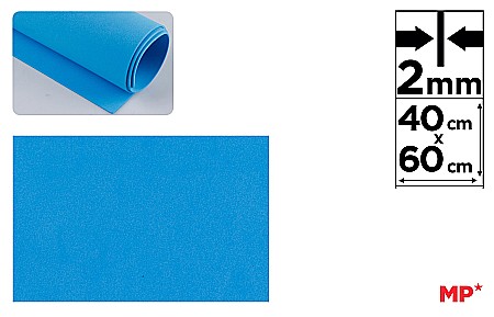 Moosgummi/ Foi Gumate - COALA GUMATA IPB 40*60CM 2MM AZUR DESCHIS PN553