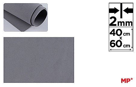 Moosgummi/ Foi Gumate - COALA GUMATA IPB 40*60CM 2MM GRI PN554
