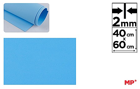Moosgummi/ Foi Gumate - COALA GUMATA IPB 40*60CM 2MM AZUR CLAR PN563-1