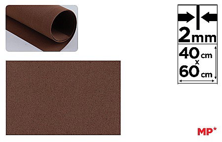 Moosgummi/ Foi Gumate - COALA GUMATA IPB 40*60CM 2MM MARO INCHIS PN563-4