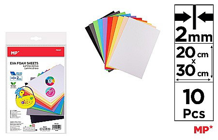 Moosgummi/ Foi Gumate - COALA GUMATA IPB A4 2MM 10/SET PN581