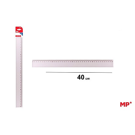 RECHIZITE SCOLARE IPB - RIGLA IPB 40CM PLASTIC PL024