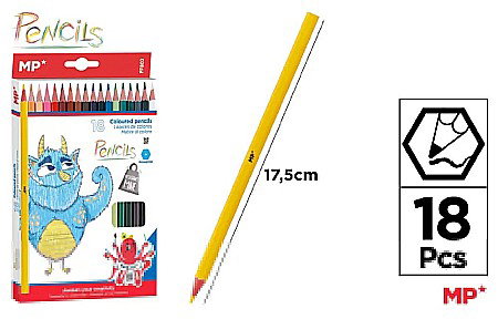 Creioane colorate - CREIOANE COLORATE IPB 18/SET PP803