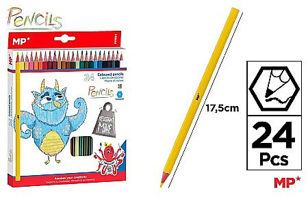 RECHIZITE SCOLARE IPB - CREIOANE COLORATE IPB 24/SET PP804